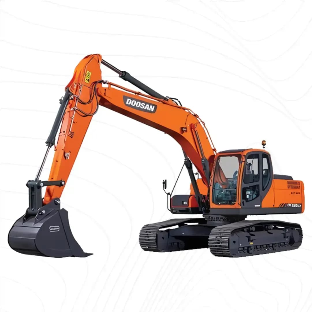 Retroexcavadora Caterpillar en acción en un sitio de construcción