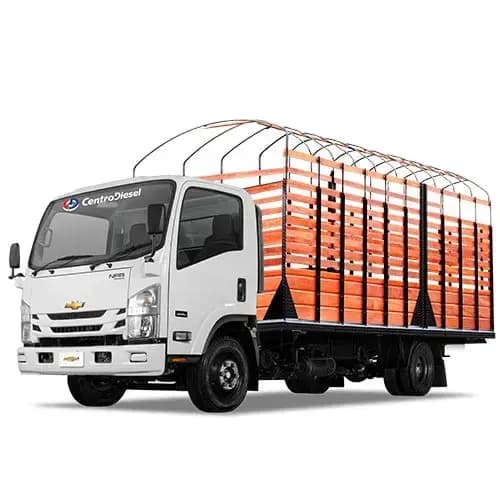 Camión NPR con carrocería