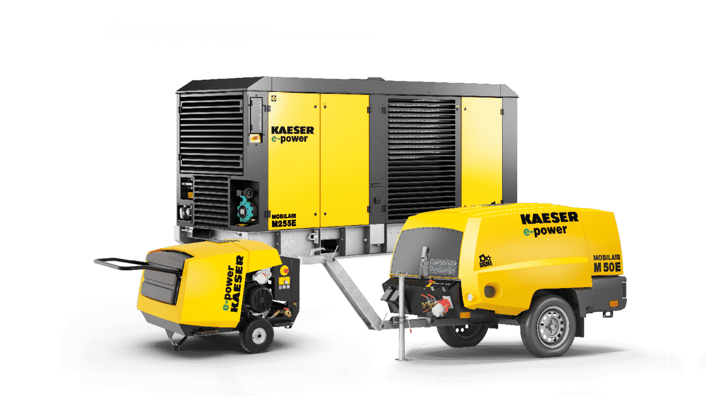 Compresor Ingersoll Rand 250 CFM en faena