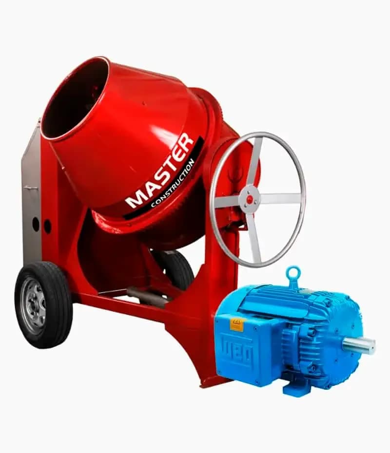 Trompo mezclador de concreto de gran capacidad