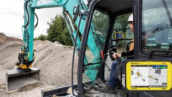 Sistema de control hidráulico de miniexcavadora