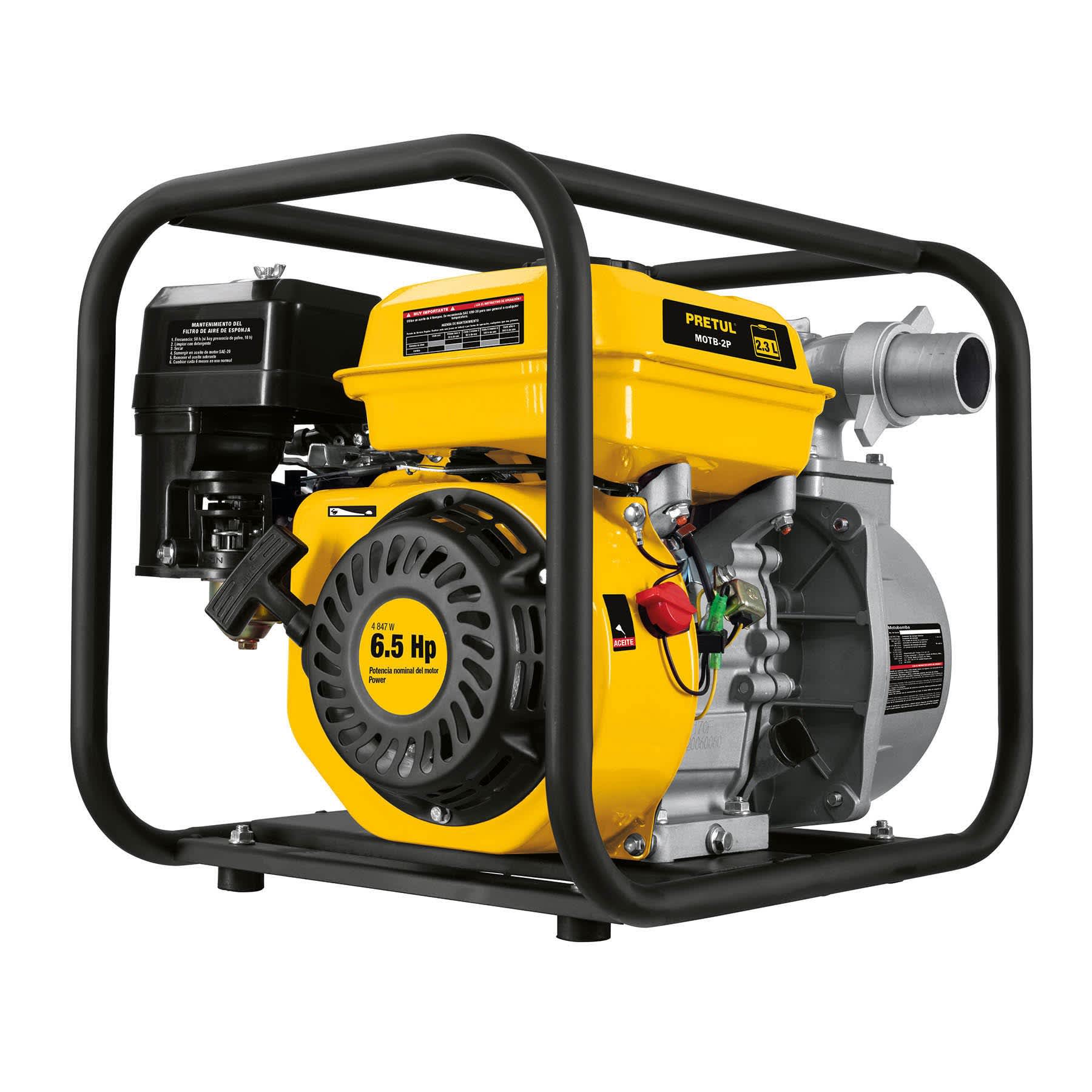 Motobomba eléctrica compacta