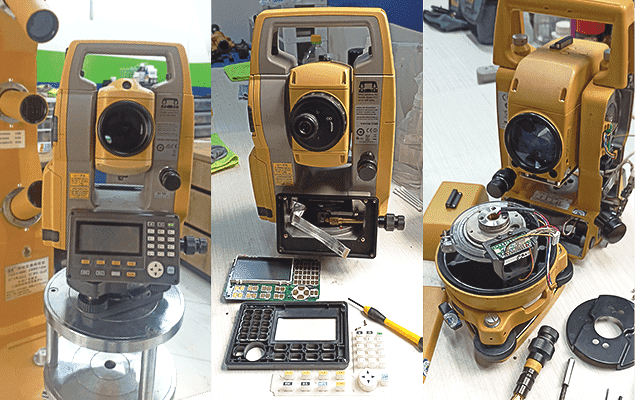 Equipo de soporte técnico para niveles topográficos