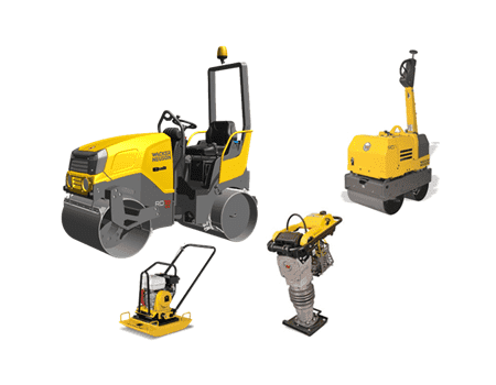 Diferentes tipos de vibrocompactadores