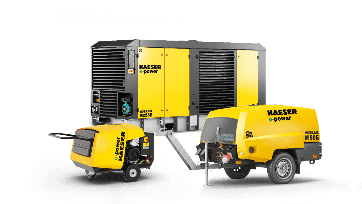 Compresor Ingersoll Rand 250 CFM en faena